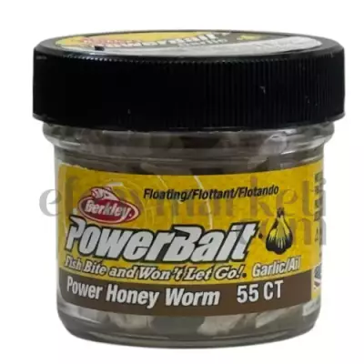 Berkley PowerBait Power Honey Worm Garlic White 706886 - 1